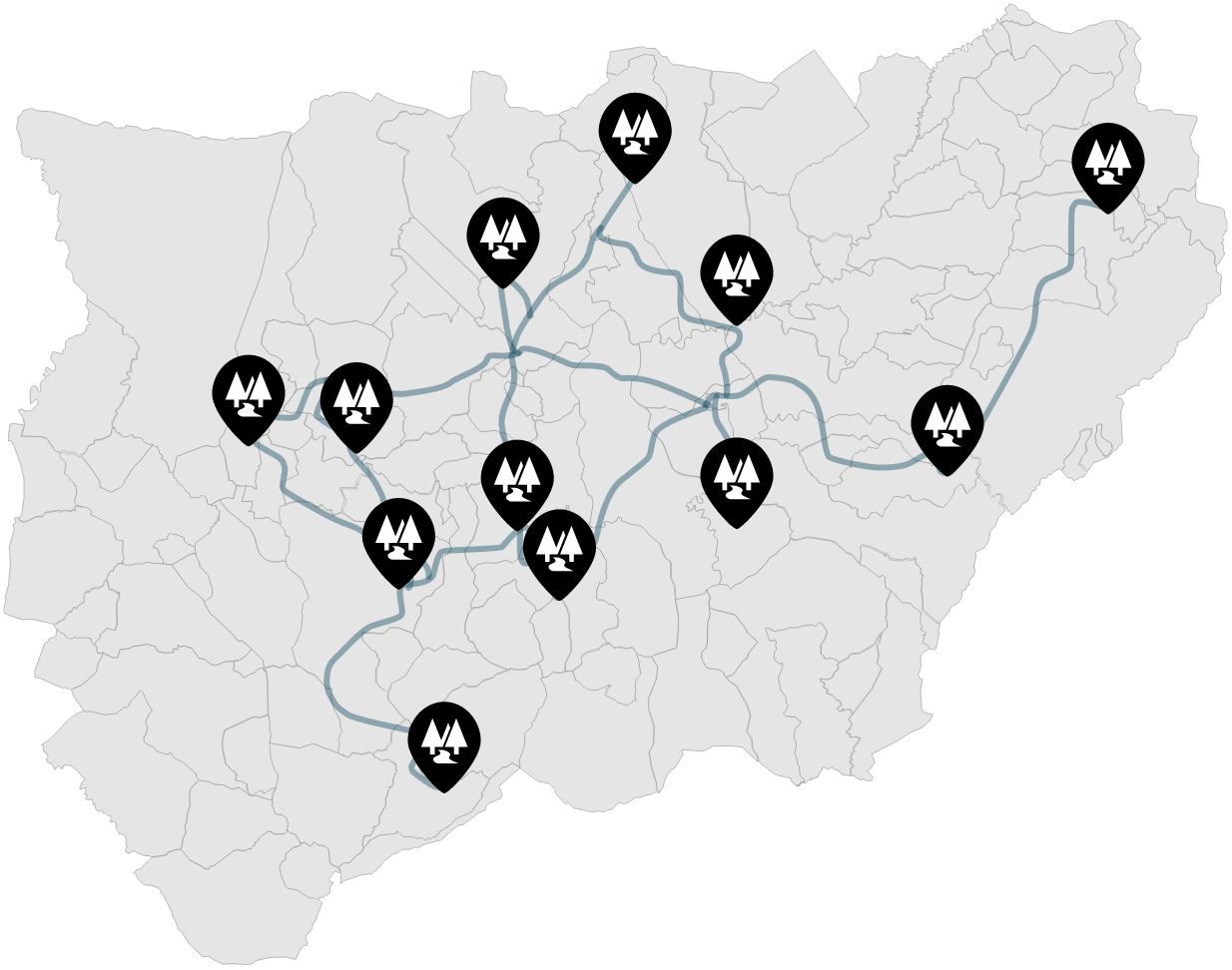 mapa castillos