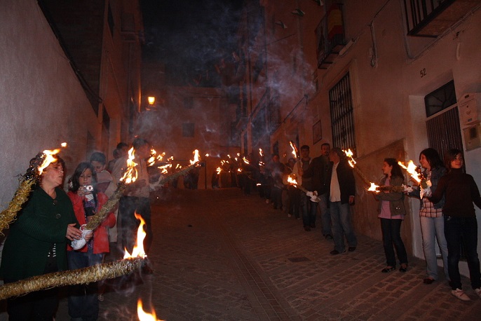Procesión de Los Hachones